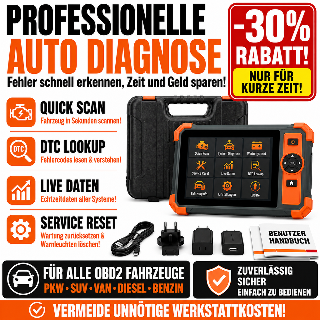 Profi Dispositivo diagnostico auto Auto OBD2 Scanner All System Auslesegerät