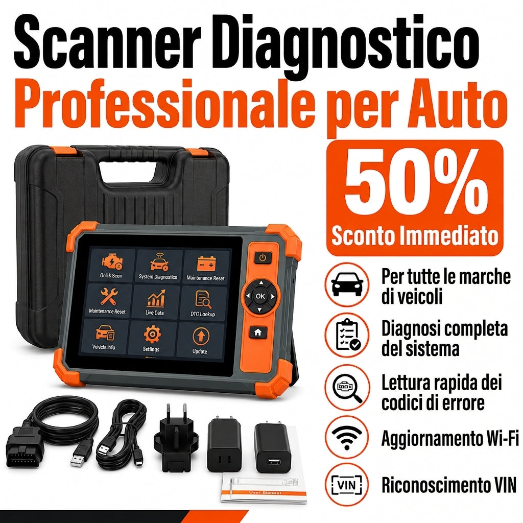 Profi Dispositivo diagnostico auto Auto OBD2 Scanner All System Auslesegerät