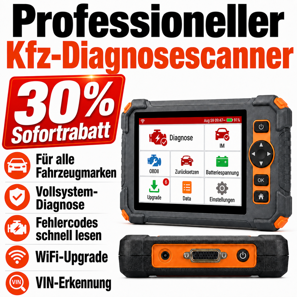Profi Dispositivo diagnostico auto Auto OBD2 Scanner All System Auslesegerät